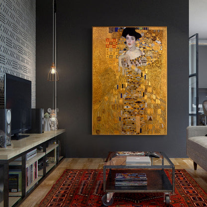 Portrait of Adele Bloch-Bauer I by Gustav Klimt Canvas Art