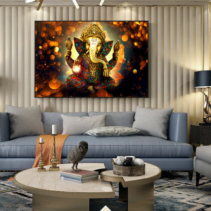 Lord Ganesha Canvas Painting Art