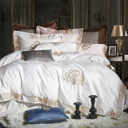 Estelle Luxury Egyptian Cotton Duvet Cover Bedding Set