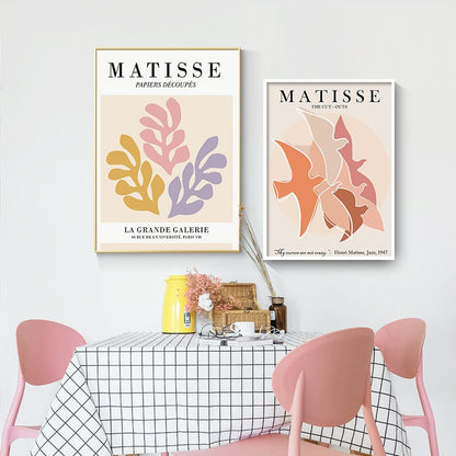 Matisse Abstract Leaves Canvas Art