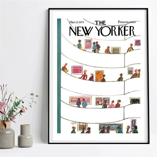 The New Yorker Magazine Canvas Art