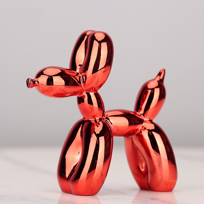 Electroplating Balloon Dog Statue