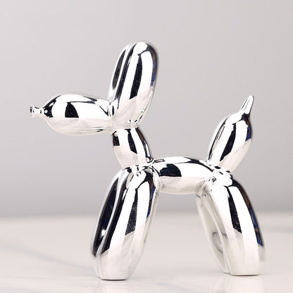 Electroplating Balloon Dog Statue