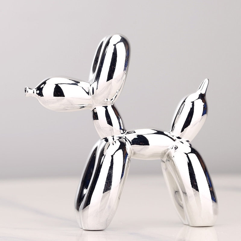 Electroplating Balloon Dog Statue