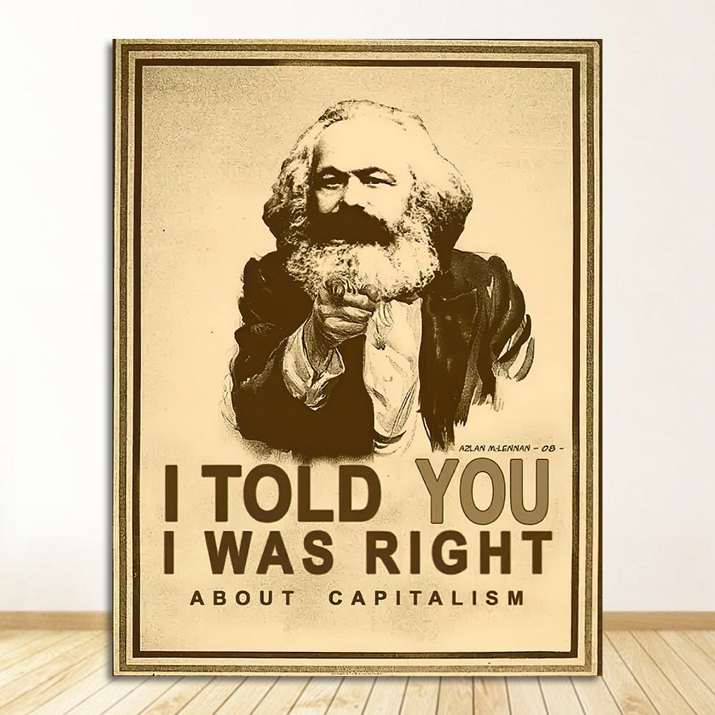 Karl Marx Canvas Art