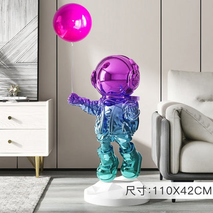 Astronaut with Balloon Large Statue