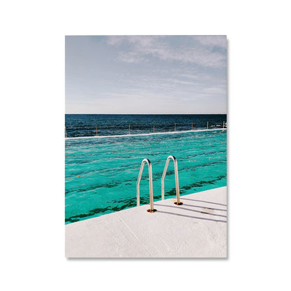 Swimming Pool Float Canvas Art