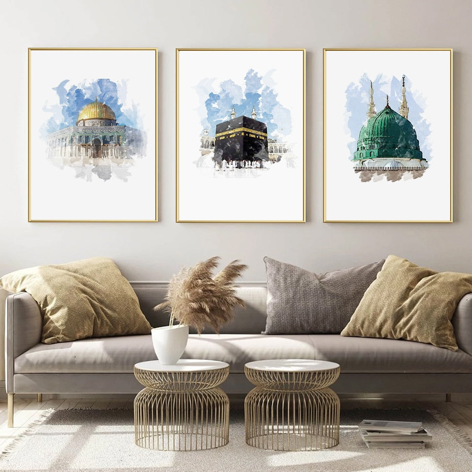 Islamic Mosque Kaaba Canvas Art