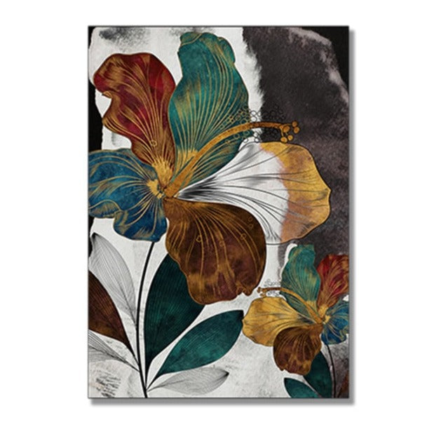 Hibiscus Flower Canvas Art