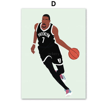 Basketball Player Canvas Art