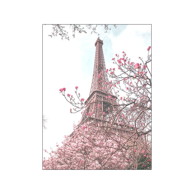 Pink Paris Peony Canvas Art