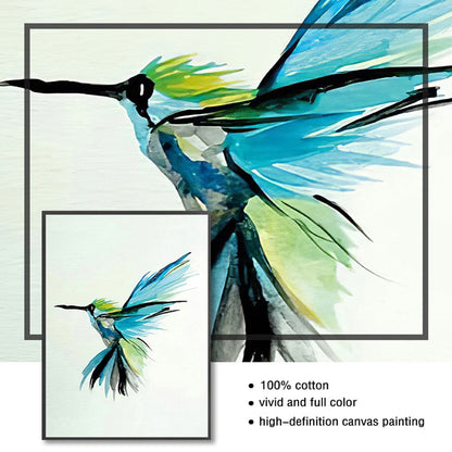 Hummingbird Art Canvas