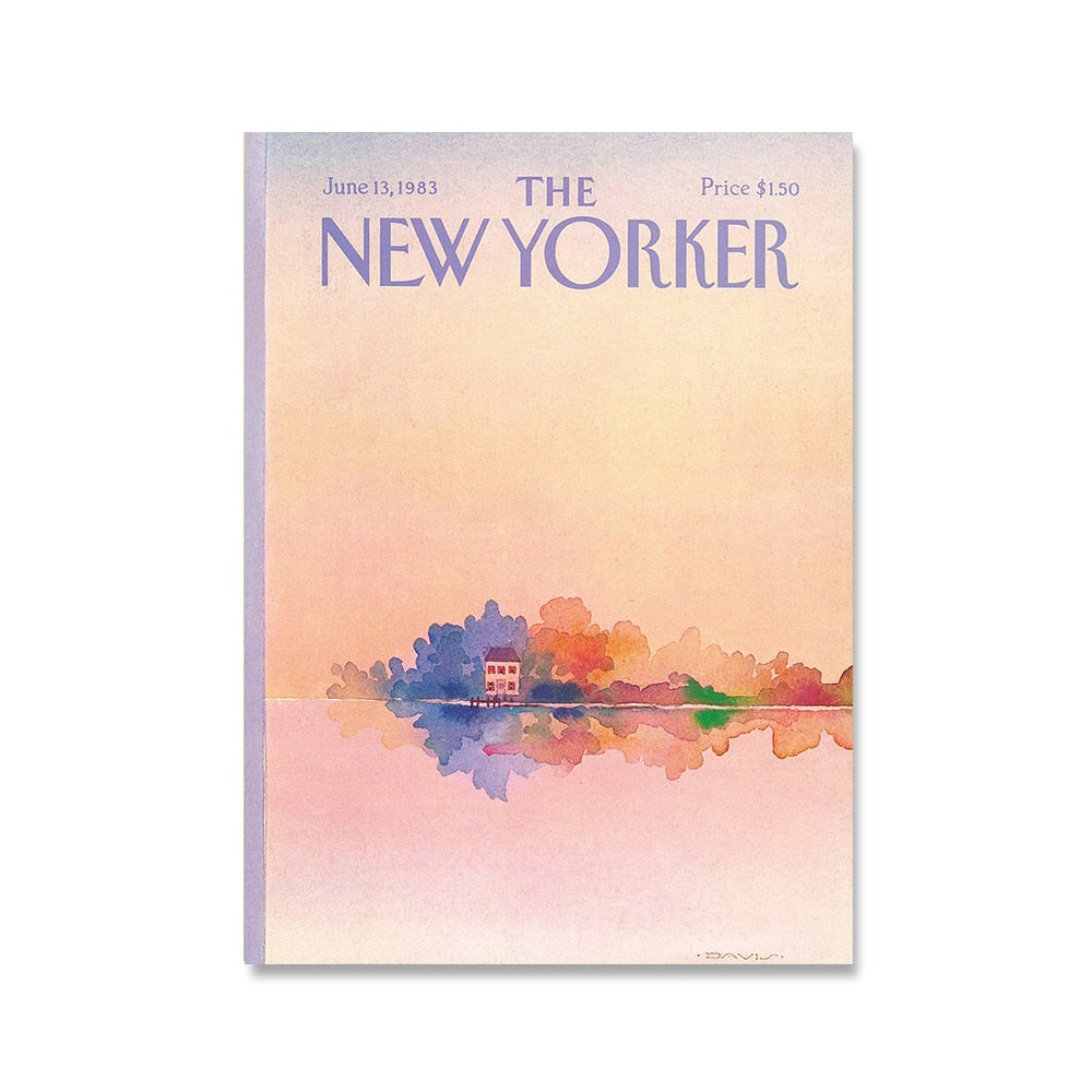 The New Yorker Magazine Covers Canvas Art