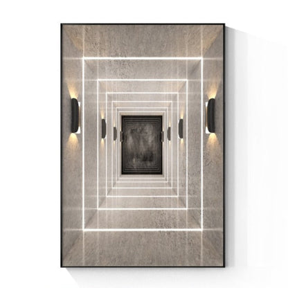 Wall Lighting Visual Building Canvas Art