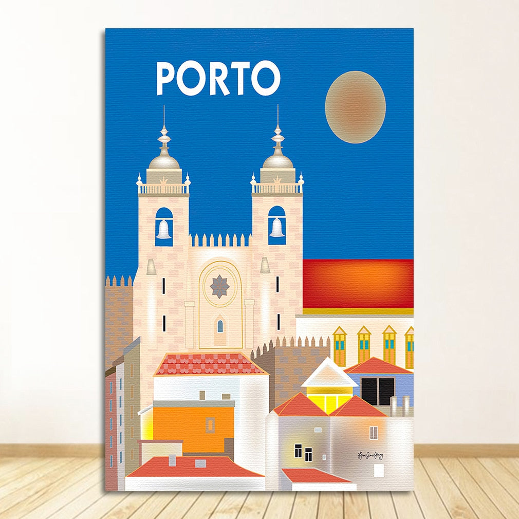 Portugal Poster Canvas Art