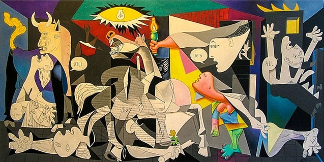 Guernica By Picasso Abstract Canvas Art