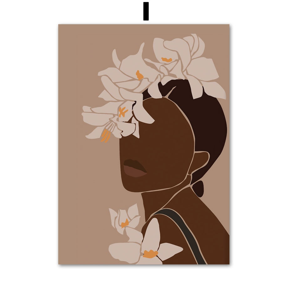 Woman Illustration Diversity Canvas Art