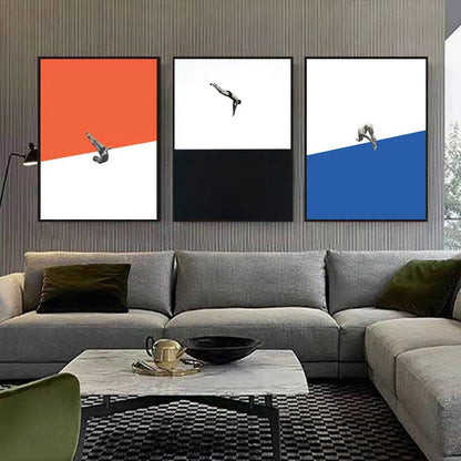 Diving Sport Canvas Art