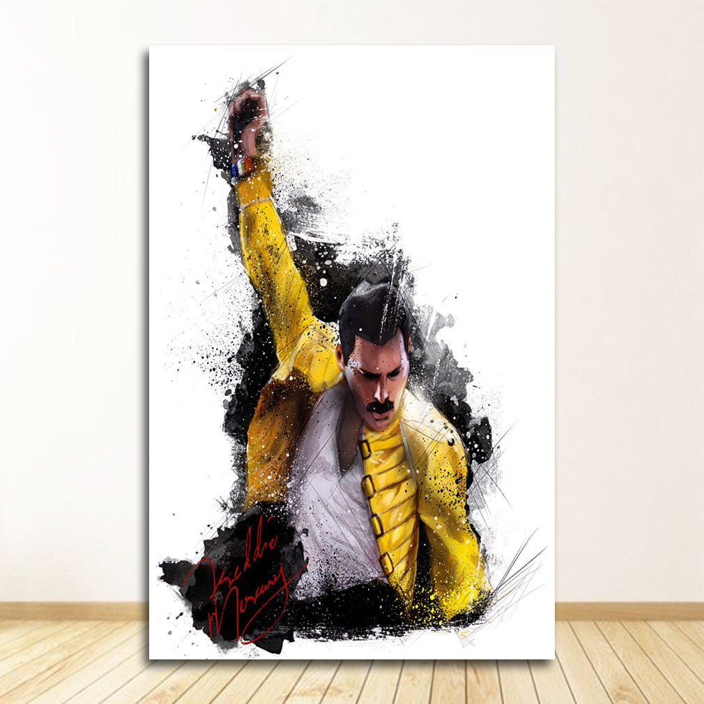 Freddie Mercury Canvas Art