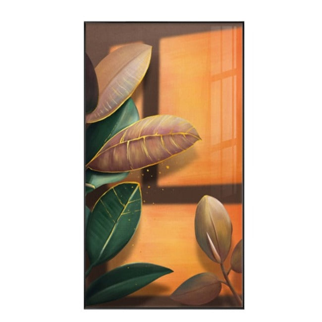 Sunlight Leaf Plant Canvas Art