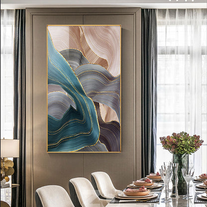 Abstract Luxury Ribbon Canvas Art