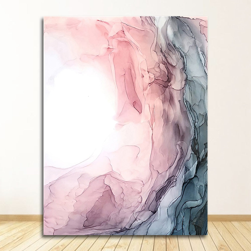 Abstract Cloud Canvas Art