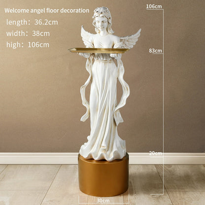 Angel Tray Statue