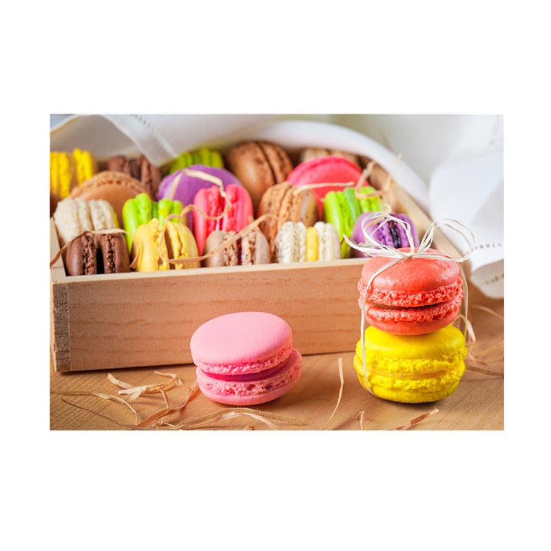 Colorful Macaron Canvas Art