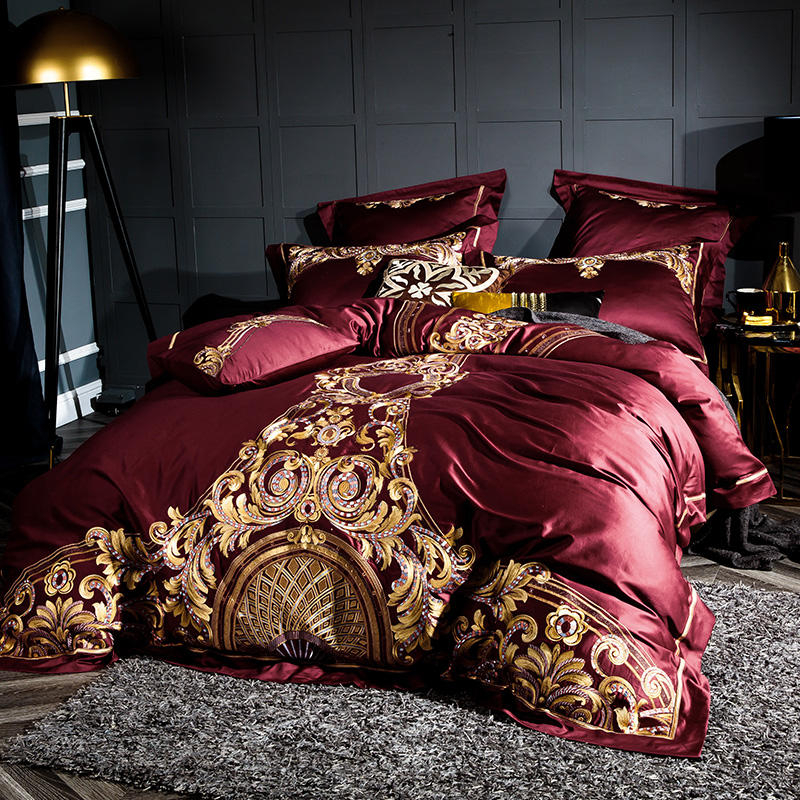 Carnelian Palace Duvet Cover Bedding Set