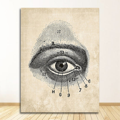 Vintage Anatomy Canvas Art