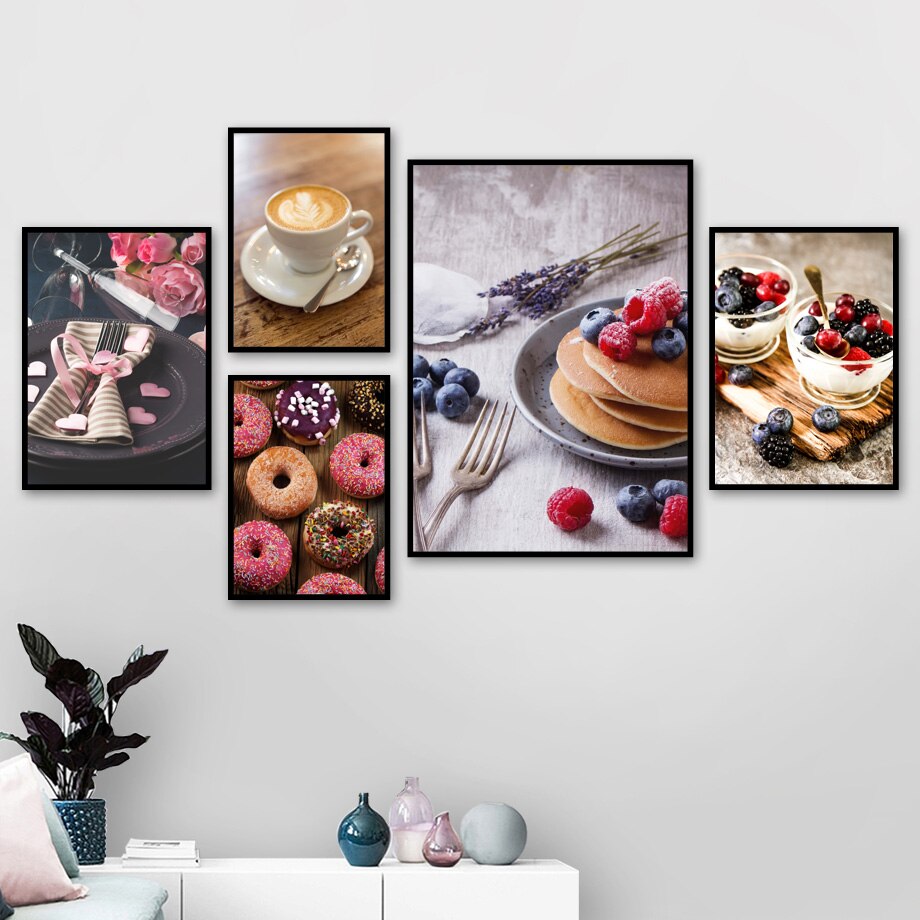 Pancake Donut Dessert Canvas Art