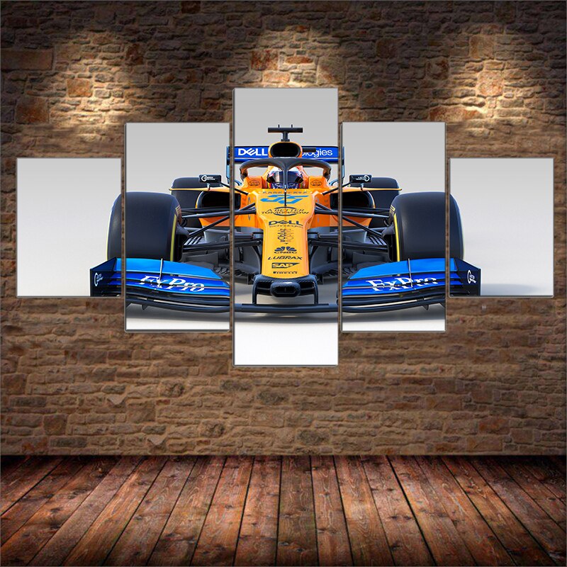 McLaren F1 Race Car Wall Art Canvas