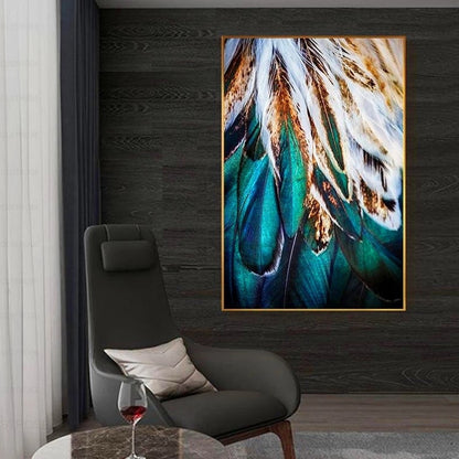 Luxury Feathers Canvas Art