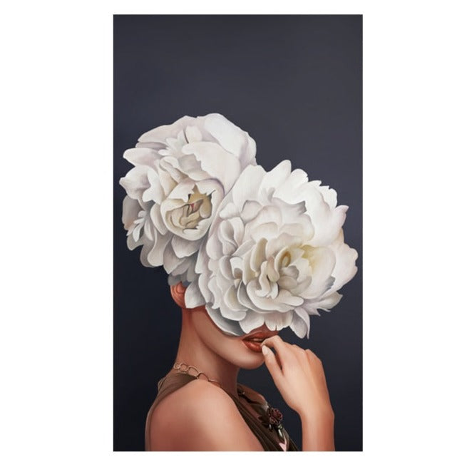 Flower Girl Canvas Art