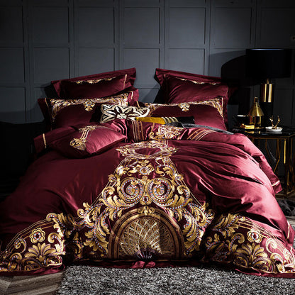 Carnelian Palace Duvet Cover Bedding Set