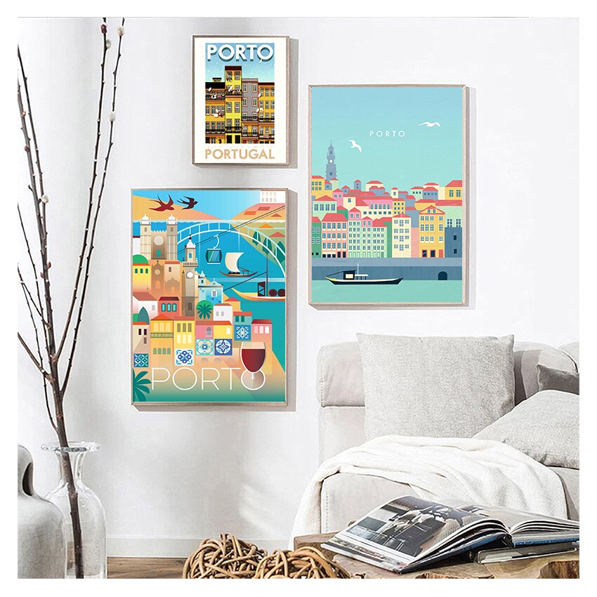 Portugal Poster Canvas Art