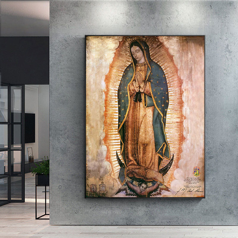 The Day of the Virgin of Guadalupe in Mexico Canvas Art