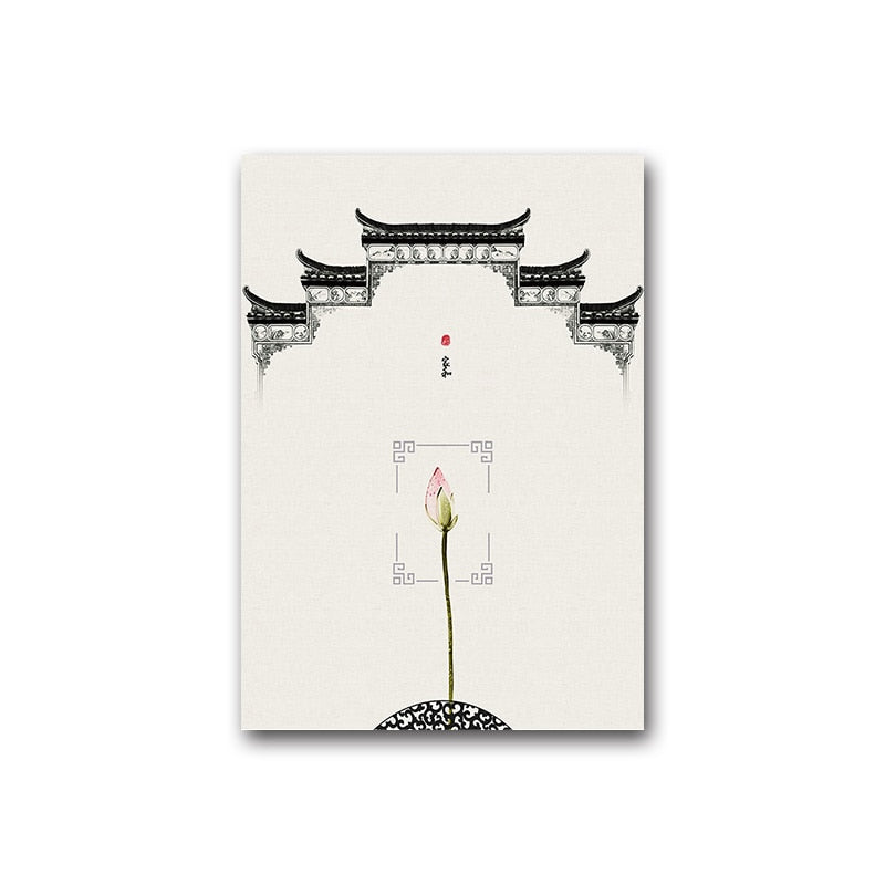 Chinese Ancient City Wall Canvas Art