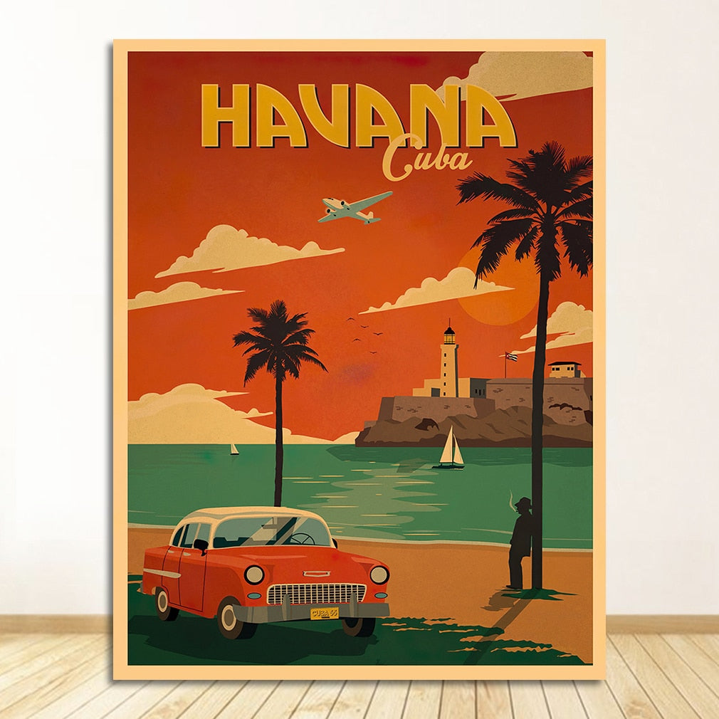 Cuba Havana Art Canvas