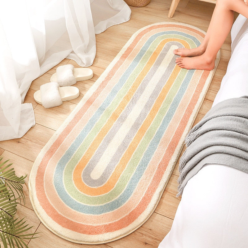 Geometry Soft Long Rug