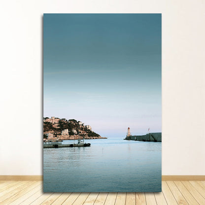 Ocean Beach Bridge Nature Seascape Canvas Art