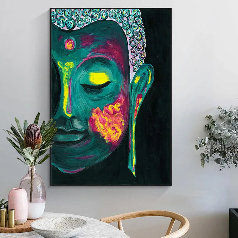 Siddhartha Gautama Buddha Oil Painting Canvas Art