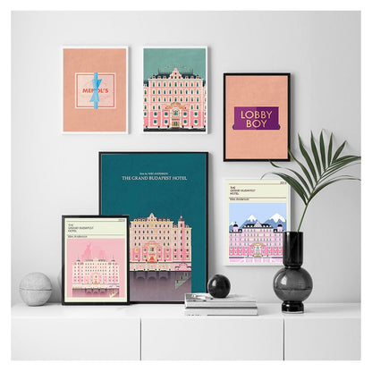 Grand Budapest Hotel Art Canvas