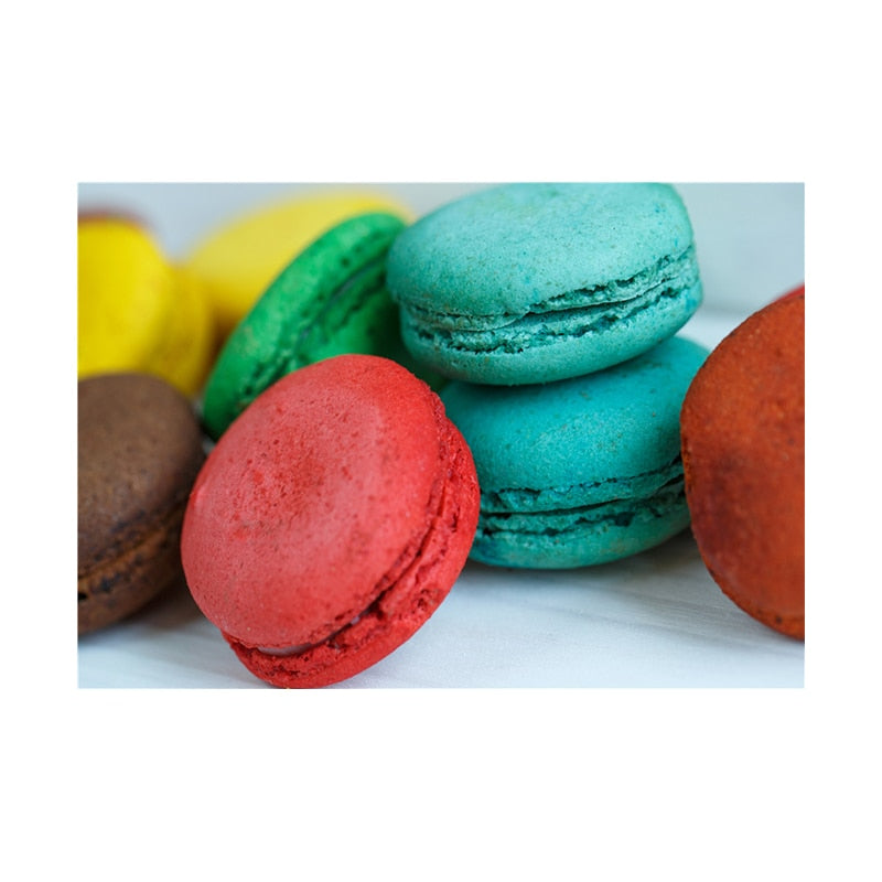 Colorful Macaron Canvas Art