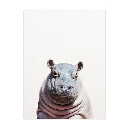 Cute Animal Canvas Art