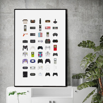 Video Game Controller Canvas Art