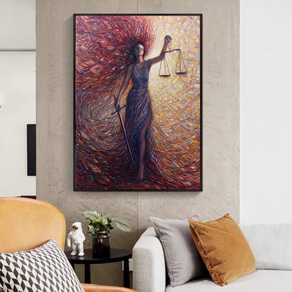 Goddess of Justice Canvas Art