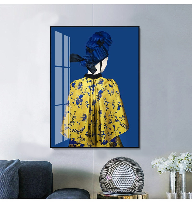 Woman in Traditional Chinese Costume Canvas Art