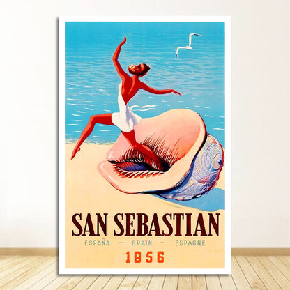 Spain Madrid San Sebastian Canvas Art