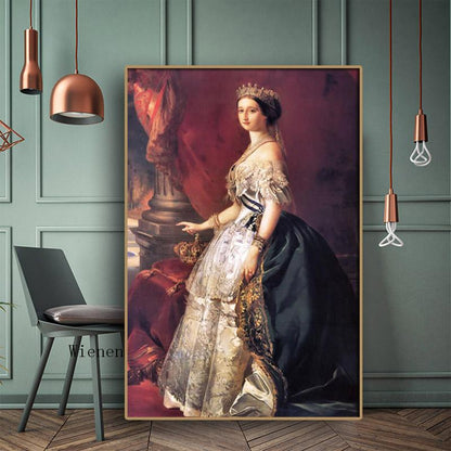 European Nobility Woman Canvas Art